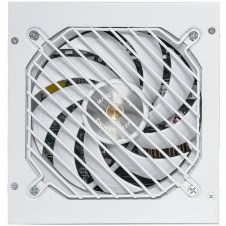 Mars Gaming MPB1000PSIW Fuente de Alimentación 1000W ATX 3.1 PCIe 5.1 80 Plus Gold Modular Blanca - Ventilador 140mm AI2-RPM Extreme Silence Mars Gaming MPB1000PSIW Fuente de Alimentación 1000W ATX 3.1 PCIe 5.1 80 Plus Gold Modular Blanca - Ventilador 140mm AI2-RPM Extreme Silence